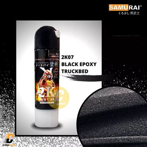 SAMURAI PAINT 2K07 BLACK EPOXY TRUCK BED 400ML.